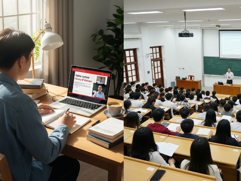 So sánh đại học từ xa và chính quy: Sự khác biệt giữa hai hình thức học tập