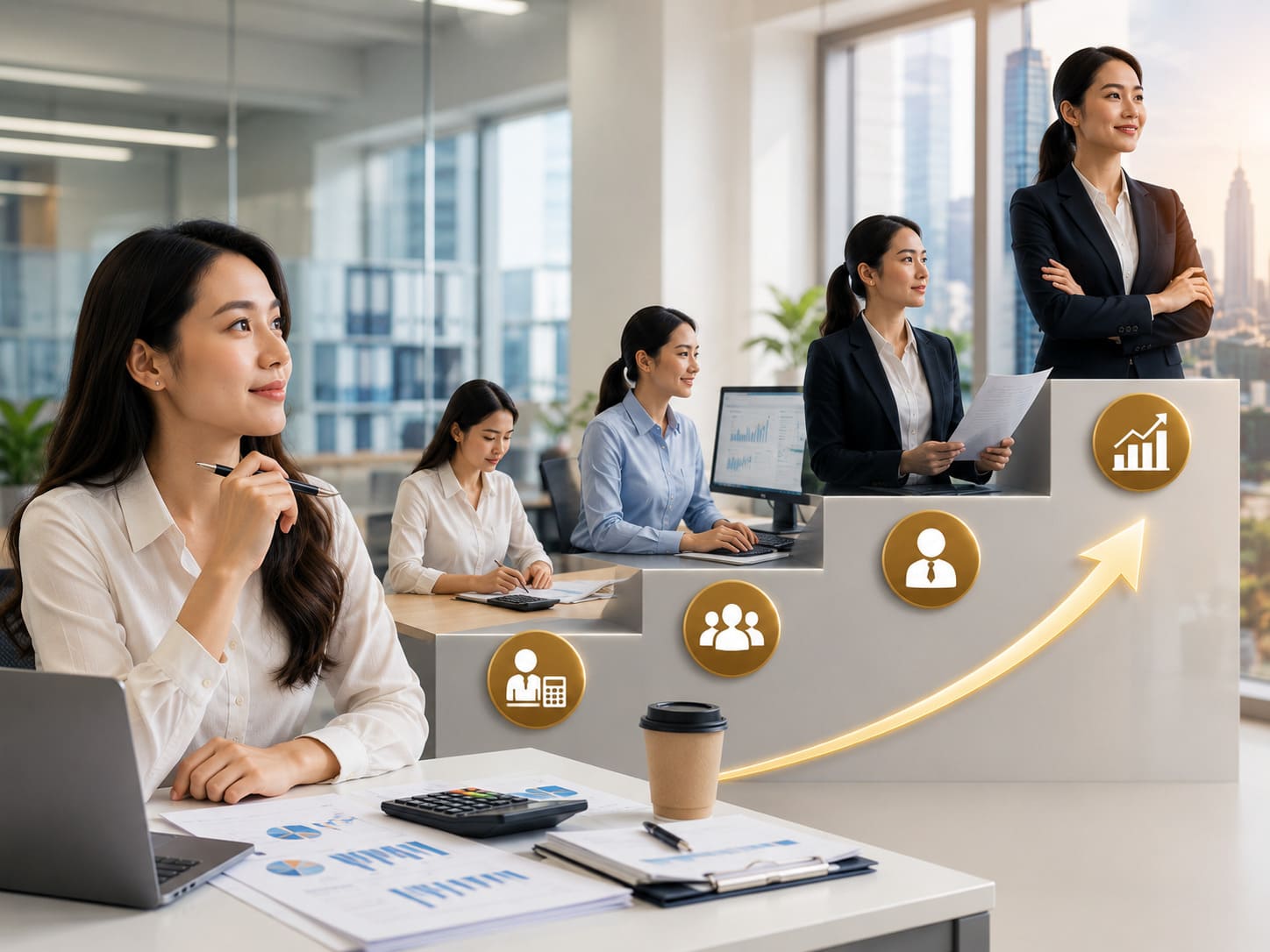 Lộ trình thăng tiến ngành kế toán: Từ nhân viên đến CFO